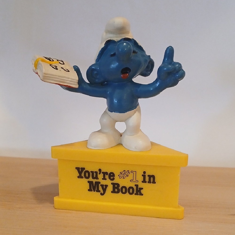 Smurf Figurine You're #1 In My book Collectible